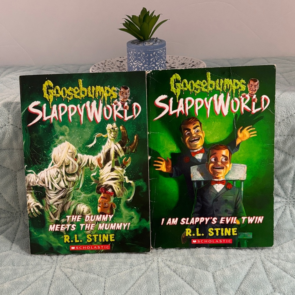 Goosebumps Books I am Slappy’s Evil Twin & The Dummy Meets the Mummy